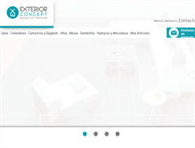 Tablet Screenshot of exteriorconcept.com